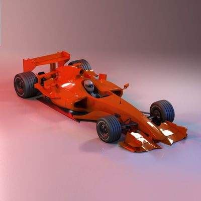 Generic Formula 1 Race Car - 3D Model by Giimann