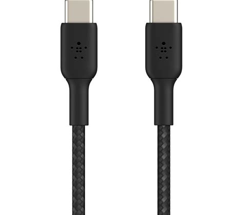 Buy BELKIN Braided USB Type-C to USB Type-C Cable - 1 m, Black | Free Delivery | Currys