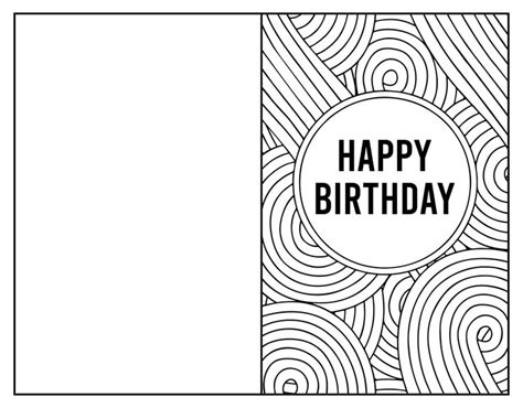 Quarter Fold Birthday Card Template