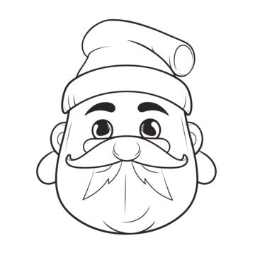 Cartoon Face Of A Santa Claus Doodle Drawing Outline Sketch Vector, Car Drawing, Cartoon Drawing ...