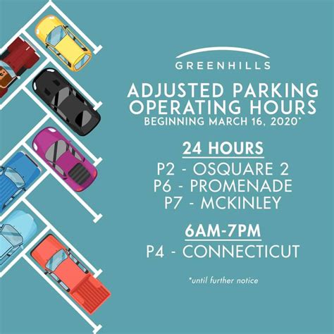 Greenhills Mall - Here are our adjusted parking operating... | Facebook