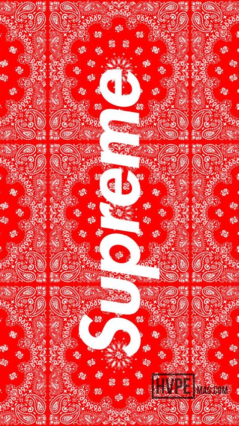 Red Bandana Gang Wallpaper | Supreme wallpaper, Supreme iphone ...