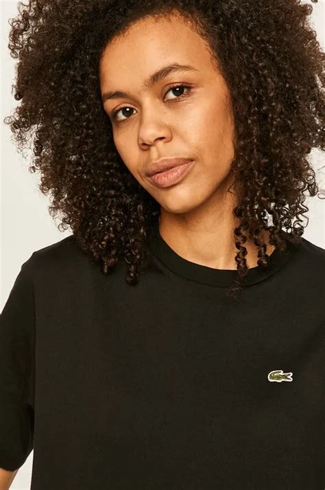 Lacoste cotton t-shirt black color | buy on PRM