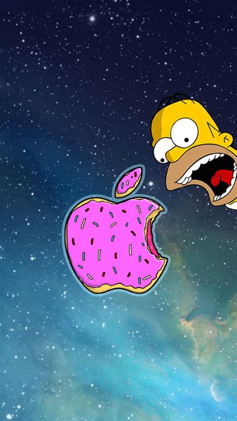 1920x1080px, 1080P free download | Apple, donut, homer simpson, logos, HD phone wallpaper | Peakpx