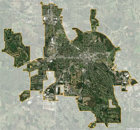 Map of Griffin city, Georgia - Thong Thai Real