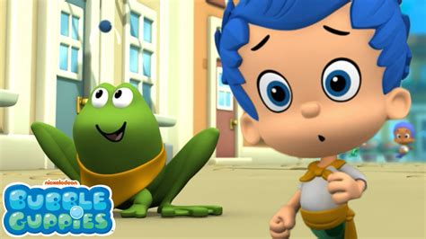 Gil's Adventure Race With The Bullfrogs 🐸 | Bubble Guppies - YouTube