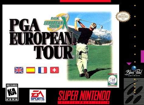 PGA European Tour Golf SNES Super Nintendo