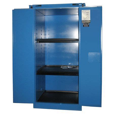 Securall Safety Cabinet, Acid and Corrosives, 60 gl C360 | Zoro