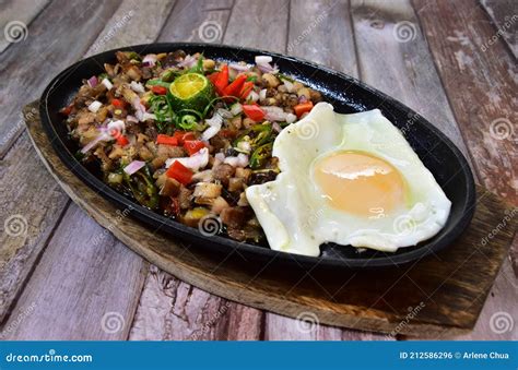 Sisig Silog stock photo. Image of 1000, closeup, habitat - 212586296