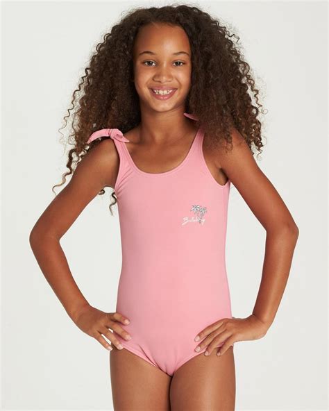 Swimwear | Billabong Girls Sol Searcher One Piece Swim Party Pink