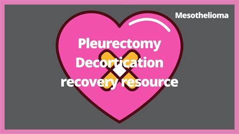 Pleurectomy Decortication Recovery Resource | Mesothelioma ...