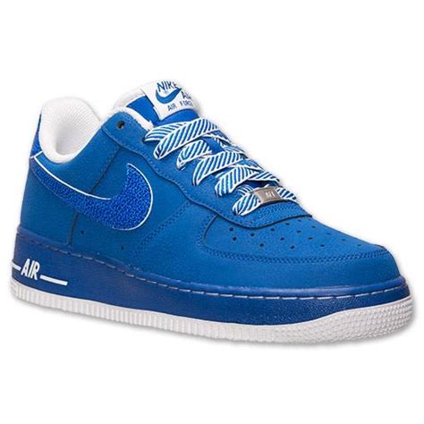 NIKE AIR FORCE 1 488298 422 GAME ROYAL BLUE/WHITE - MEN'S CASUAL BASKETBALL SHOE