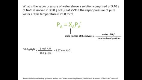 Vapor Pressure Equation