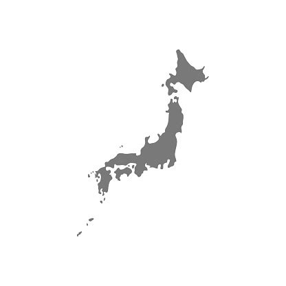 Japan Map Vector Icon Stock Illustration - Download Image Now - iStock