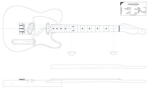 Guitar DXF - Fender Telecaster ('58 Standard) | Electric Herald