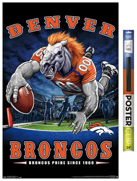 NFL Denver Broncos - End Zone 17 Wall Poster, 22.375" x 34" - Walmart.com