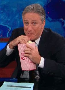 Jon Stewart Popcorn - Reaction GIFs