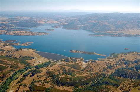 New Hogan Lake Map - Reservoir - Calaveras County, California, USA