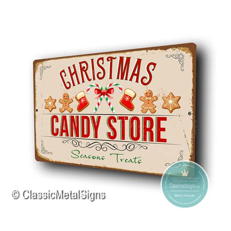 Candy Store Sign - Classic Metal Signs