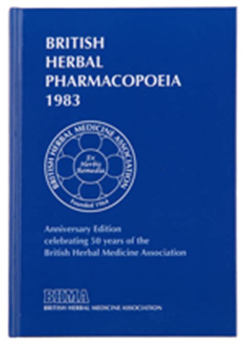 British Herbal Pharmacopoeia 1983 - British Herbal Medicine Association