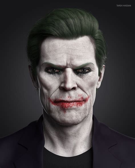 Willem Dafoe as "The Joker" concept (fun project not fancasting) : r/joker