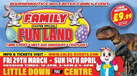 Family Fun Land - Easter special, Littledown Leisure Centre, Chaseside, BH7 7DX Bournemouth ...