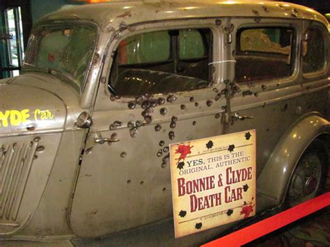 Bonnie and Clyde's Car - Bullet-Riddled 1934 Ford