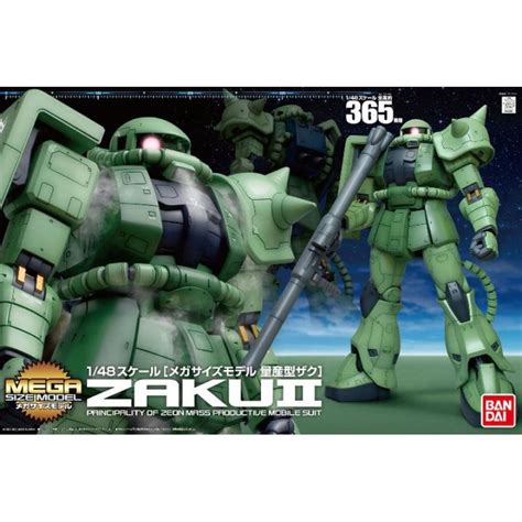 MEGA SIZE 1/48 MS-06F Zaku II | Bandai gundam models kits premium shop online at Ampang ...