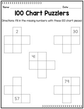 100 Chart Activities and Posters by Rachel K Resources | TpT