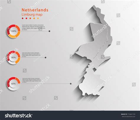 Limburg Map Netherlands Provinces Map Infographic Stock Vector (Royalty ...