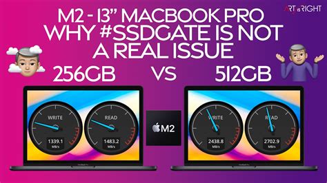 M2 13 MacBook Pro & M2 MacBook Air why base 256GB SSD Speed is, macbook ...