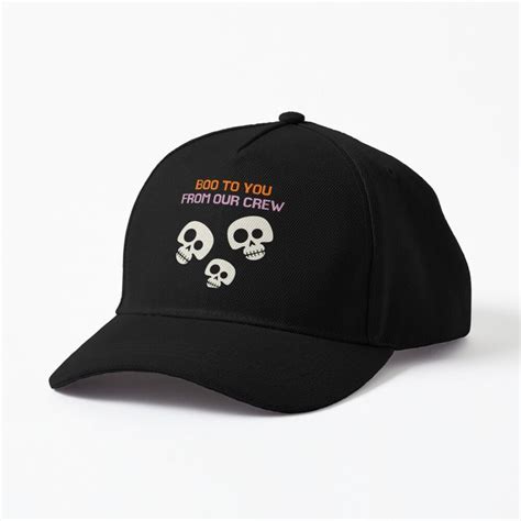 Boo To You From Our Crew Cap by NotablyDesigned in 2022 | Cap, Crew, Cute designs