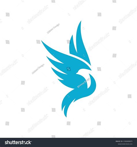 Bird Vector Logo Design Template Stock Vector (Royalty Free) 2180489875 | Shutterstock