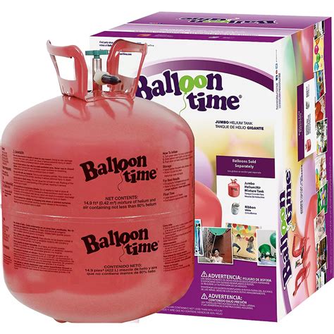 Balloon Time Large Helium Tank 14.9cu ft | Party City