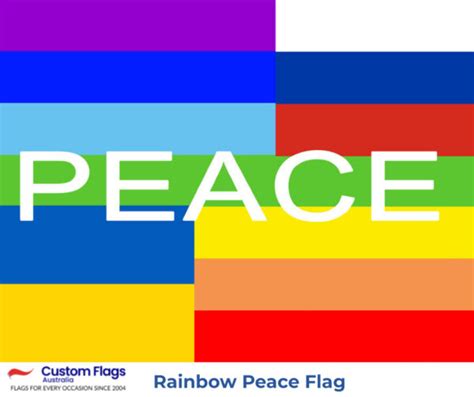 Buy Rainbow Peace Flag - Pride Peace Flag for Sale