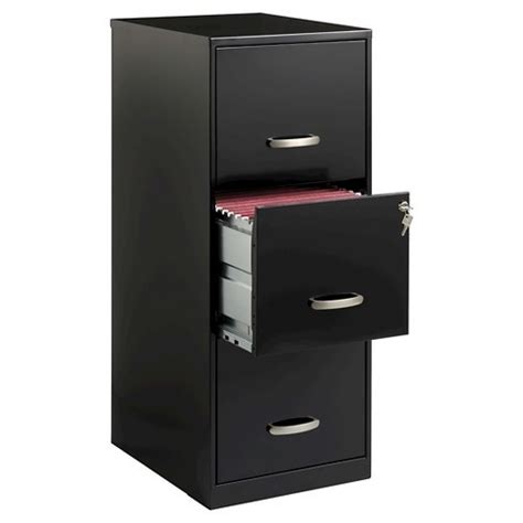 Movable Pedestal 3 Drawer Metal Filing Cabinet / Metal Document Cabinet