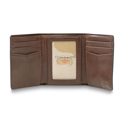 Dockers Men's Leather Trifold Wallet