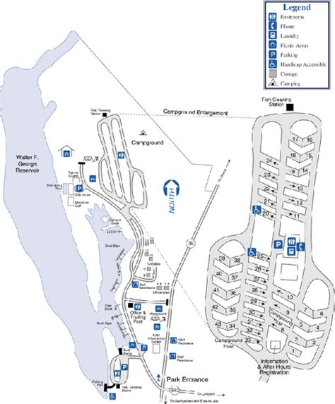 Florence Marina State Park Map - Florence Marina State Park GA • mappery