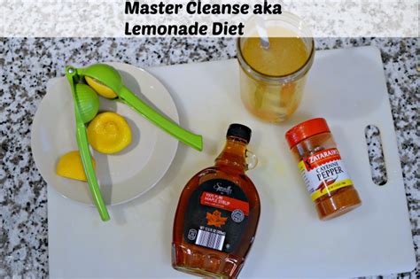 Master Cleanse aka Lemonade Diet