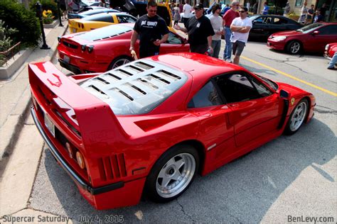 Red Ferrari F40 - BenLevy.com