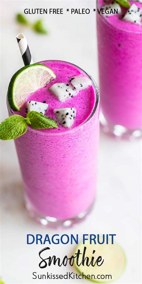 Dragon Fruit Smoothie - Sunkissed Kitchen