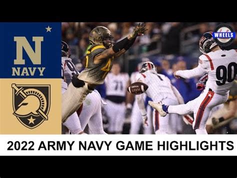 Army vs Navy Highlights (AMAZING OVERTIME THRILLER!) | 2022 Army Navy ...