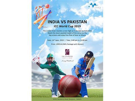 Creative for India vs Pakistan match by Manjunatha Rai on Dribbble