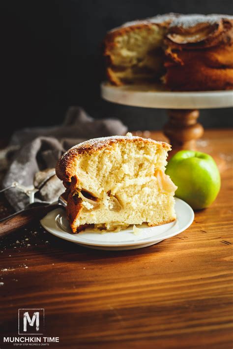 Easy Apple Cake Recipe - Munchkin Time