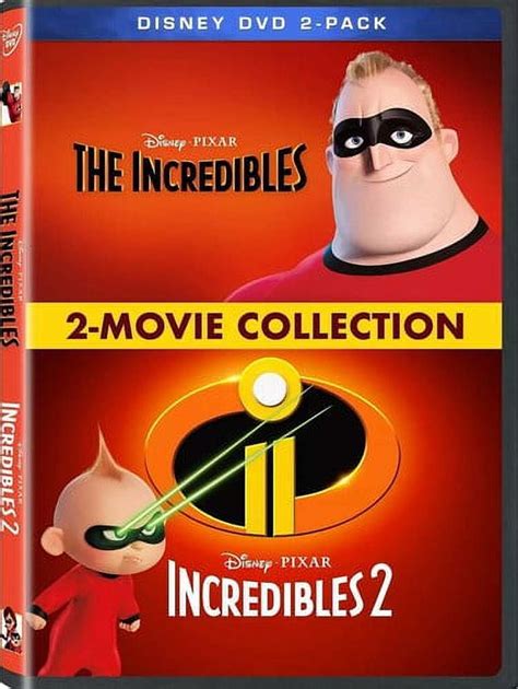 The Incredibles / Incredibles 2: 2-Movie Collection (DVD) Disney ...