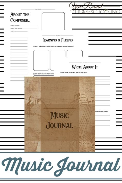 Music Journal - Year Round Homeschooling