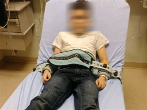 School boy ends first-day in restraints and sedated at local hospital