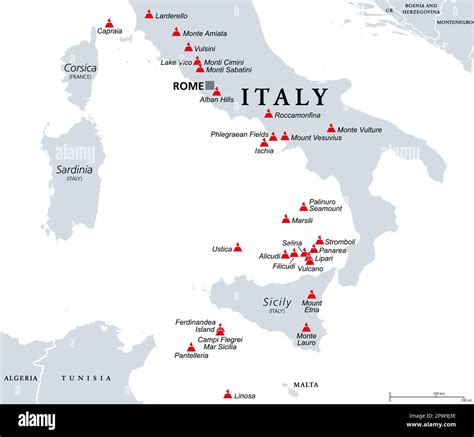 Mount Vesuvius World Map