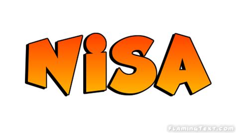 Nisa Logo | Free Name Design Tool from Flaming Text