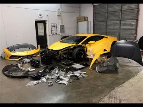 REBUILDING A WRECKED LAMBORGHINI HURACAN FROM COPART PART 1 | Car Fix ...